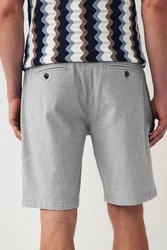 Next Chinoshorts Strukturierte Chinohose (1-tlg) Grau