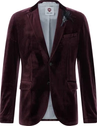 CG Club of Gents Sakko CG Perkyn-J Bordeaux/Dunkelrot/Lila
