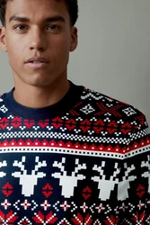 Next Sweatshirt Pullover (1-tlg) Rot/Mischfarben/Braun/Weiß/Gelb/Hellblau