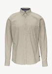 s.Oliver Langarmhemd Slim Fit Khaki/Beige