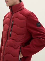 TOM TAILOR Outdoorjacke Hybrid Jacke mit Stehkragen 