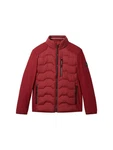 TOM TAILOR Outdoorjacke Hybrid Jacke mit Stehkragen 