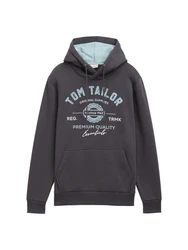 TOM TAILOR Sweatshirt Dunkelgrau/Grau/Dunkelblau/Braun/Beige/Türkis