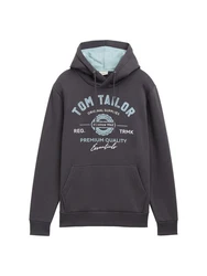 TOM TAILOR Sweatshirt Dunkelgrau/Grau/Dunkelblau/Braun/Beige/Türkis