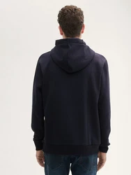 TOM TAILOR Sweatshirt Dunkelblau/Beige/Hellblau