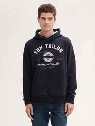 TOM TAILOR Sweatshirt Dunkelblau/Beige/Hellblau