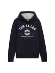 TOM TAILOR Sweatshirt Dunkelblau/Beige/Hellblau