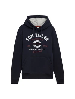 TOM TAILOR Sweatshirt Dunkelblau/Beige/Hellblau TOM TAILOR Sweatshirt Dunkelblau/Beige/Hellblau