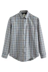 Next Businesshemd Button-Down-Oxford-Hemd Grau/Blau/Hellblau/Türkis