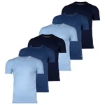 Polo Ralph Lauren Herren T-Shirts 6er Pack CREW 6-PACK-CREW UNDERSHIRT Blau/Dunkelblau