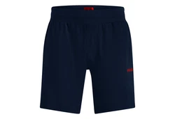 HUGO Pyjamashorts Linked Short Pant Dunkelblau/Rot