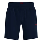 HUGO Pyjamashorts Linked Short Pant Dunkelblau/Rot