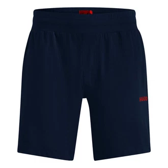 HUGO Pyjamashorts Linked Short Pant Dunkelblau/Rot