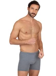 TRIGEMA Herren Pant Boxer Grau/Dunkelblau/Dunkelgrau
