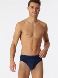 Schiesser Slip Mini Hellblau/Dunkelblau/Lila