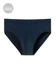 Schiesser Slip Mini Basic Unterwäsche Dunkelblau/Hellblau