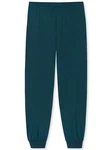 Schiesser Pyjama Comfort Essentials Türkis/Grün/Dunkelblau