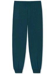 Schiesser Pyjama Comfort Essentials Türkis/Grün/Dunkelblau