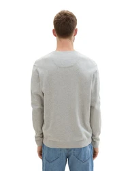 TOM TAILOR Pullover Grau/Khaki/Hellblau
