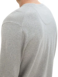 TOM TAILOR Pullover Grau/Khaki/Hellblau