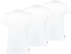 Levi's T-Shirt mit breitem Logobund weiß