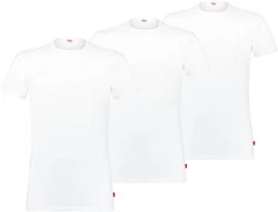 Levi's T-Shirt mit breitem Logobund weiß