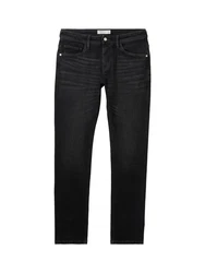 TOM TAILOR DENIM Jeans 'Piers' Schwarz/Weiß/Grau