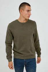 Blend Sweater BLEND BHAvebury Dunkelgrün/Khaki