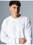 TRIGEMA Herren Sweatshirt Waffeloptik 619501 wei