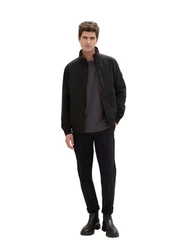 TOM TAILOR Jacke Blouson mit Reißverschluss schwarz