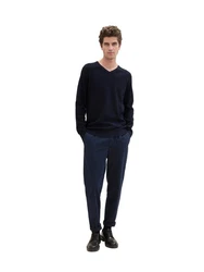 TOM TAILOR Pullover Strick (1-tlg) navy