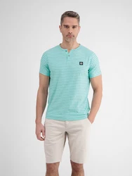 LERROS Henleyshirt Serafino-Shirt 