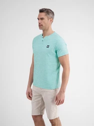 LERROS Henleyshirt Serafino-Shirt 