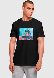 ABSOLUTE CULT Herren Tom and Jerry Still T-Shirt Grau/Schwarz/Creme/Silber