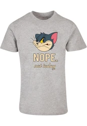 ABSOLUTE CULT T-Shirt Herren Tom and Jerry - Nope Not Today Silber/Beige/Hellgrau