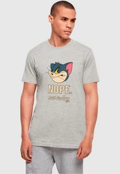 ABSOLUTE CULT T-Shirt Herren Tom and Jerry - Nope Not Today Silber/Beige/Hellgrau