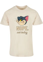 ABSOLUTE CULT T-Shirt Herren Tom and Jerry - Nope Not Today Beige