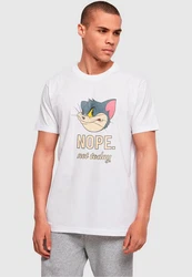 ABSOLUTE CULT T-Shirt Herren Tom and Jerry - Nope Not Today Silber/Beige/Weiß/Braun/Schwarz