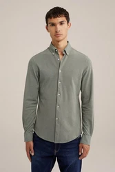 WE Fashion Businesshemd Grün/Dunkelgrün/Khaki/Hellgrün