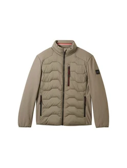 TOM TAILOR Outdoorjacke Hybrid Jacke mit Stehkragen