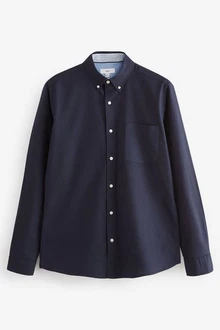 Next Langarmhemd Oxford Slim Fit Dunkelblau/Hellblau Next Langarmhemd Oxford Slim Fit Dunkelblau/Hellblau