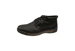 Rieker Herren Schnürstiefel Schwarz