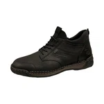 Rieker Herren Schnürstiefel Schwarz/Dunkelgrün/Dunkelbraun/Braun