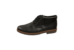 Rieker Herren Schnürstiefel Schwarz
