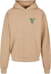Merchcode Kapuzensweatshirt Grand Collage Ultra Heavy Hoody Grün/Khaki/Beige