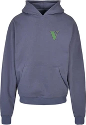 Merchcode Kapuzensweatshirt Grand Collage Ultra Heavy Hoody Rot/Grau/Lila/Blau/Fliederfarben