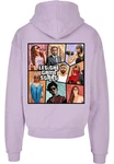 Merchcode Kapuzensweatshirt Grand Collage Ultra Heavy Hoody Lila/Rot/Grau