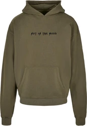 Merchcode Kapuzensweatshirt NITM-Halloween Ultra Heavy Hoody Dunkelgrün/Khaki