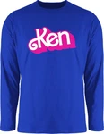 Shirtracer Rundhalsshirt Ken Logo Barbie Herren Blau