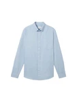 TOM TAILOR Langarmhemd hellblau